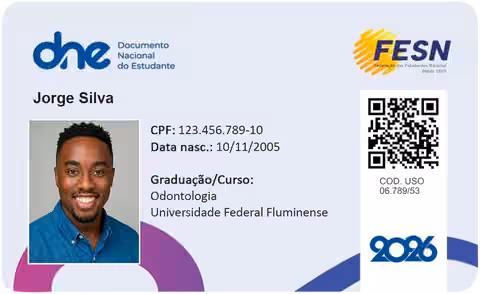 Carteirinha física FESN